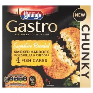Gastro Signature Breaded Smoked Haddock Mozzaarella & Cheddar Fish Cake - Young's - Young's