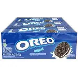 Chocolate Sandwich Cookies with Vanilla Flavored Cream - Oreo