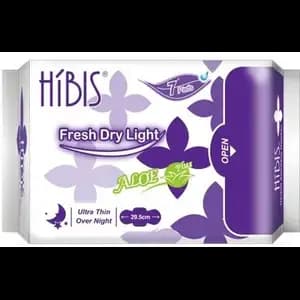 Aloe Plus Ultra Thin Over Night 29.5cm - Hibis