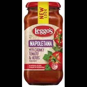 Napoletana with Chunky Tomato & Herbs Pasta Sauce - Leggo's