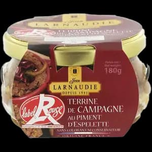 Country Terrine with Espelette Red Pepper - Larnaudie