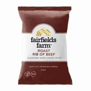 Vegan Gluten Free Roast Rib of Beef Chips - Fairfields Farm