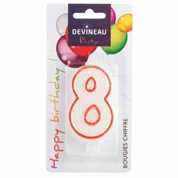 Birthday Candle Number 8 - Devineau