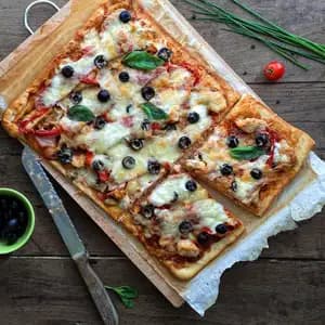 Ham Pizza Sliced - Bassac Farm
