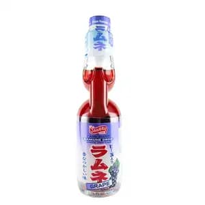 Carbonated Ramune Drink Grape - Shirakiku