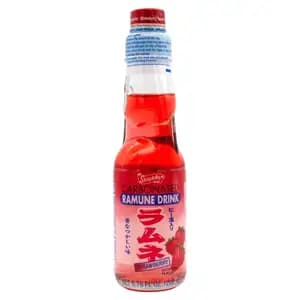 Carbonated Ramune Drink Strawberry - Shirakiku