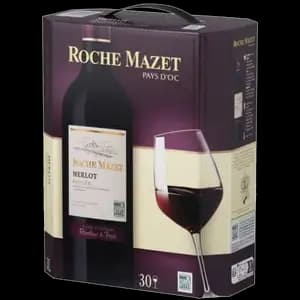 Roche Mazet Merlot Rouge 3L - Celliers D'Asie