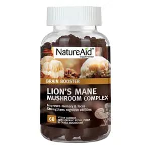 Lion's Mane Brain Booster - NatureAid