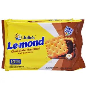 Le-mond Chocolate Hazenut Puff Sandwich - Julie's
