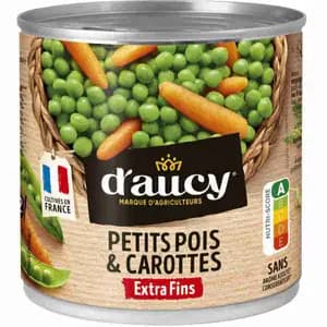 Green Peas & Carrots Extra Fines - D'Aucy
