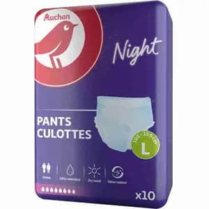 Night Pants Size Large - Auchan
