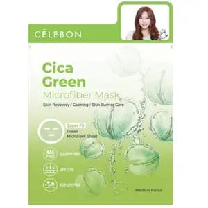 Cica Green Microfiber Mask - Célebon