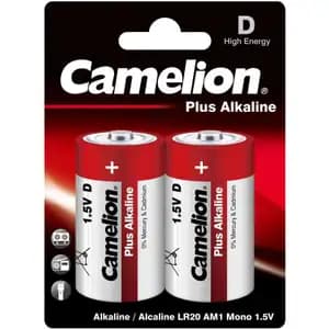Plus Alkaline Battery 1.5V D - Camelion - Camelion