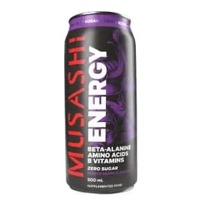 Zero Sugar Energy Drink Purple Grape Flavour - Musashi