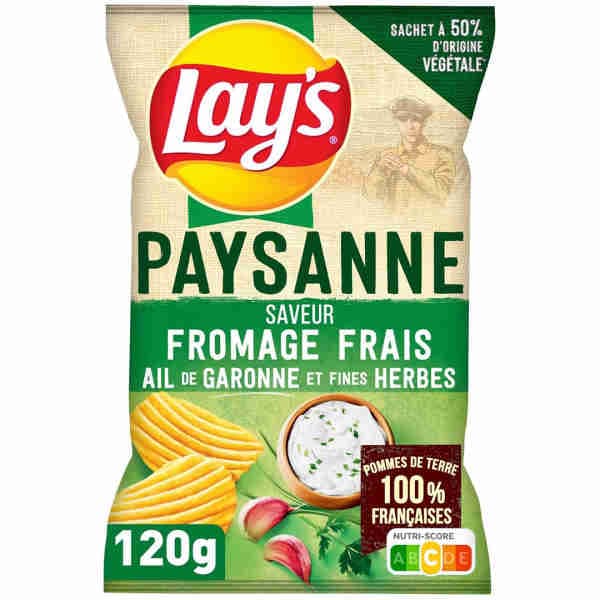 Fresh Cheese with Garonne Garlic and Fine Herbs Chips