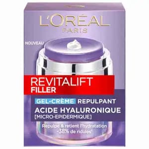 Hyaluronic Acid Plumping Gel Cream Facial Treatment Revitalift Filler Dermo Expertise - L'Oréal