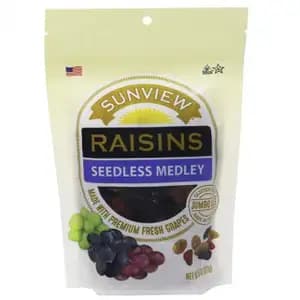 Gluten Free Raisin Seedless Medley Grapes - Sunview