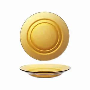 Lys Vermeil Deep Plate Glass Brown - Duralex