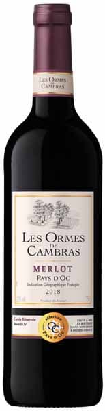 Les ormes de Cambras merlot red wine