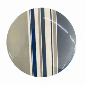 Grey Line Round Melamine Trivet (Food Cover)