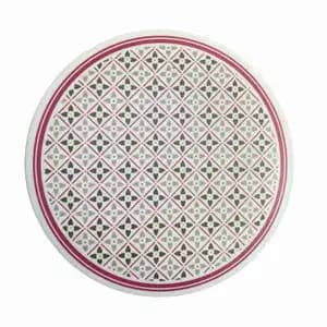 Flower Round Melamine Trivet (Food Cover)