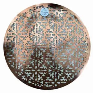 Gold Round Roman Table Set