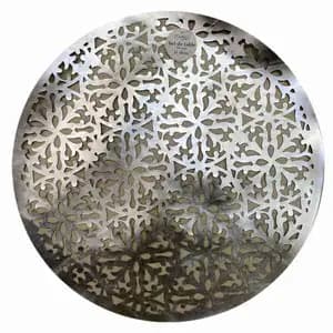 Grey Round Roman Table Set