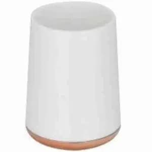 White Toothpaste & Toothbrush Tumbler