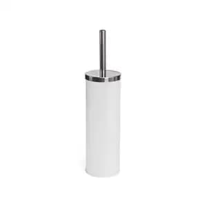 White Toilet Brush Set