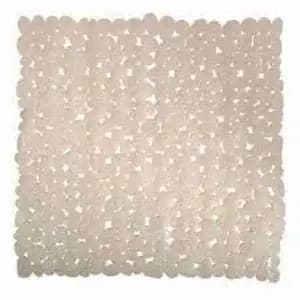 Pebbles Transparent Showermat Nude - Spirella