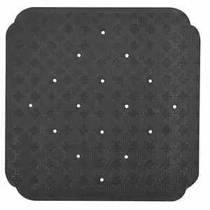 Rubber Ruby Showermat Dark Gray - Spirella