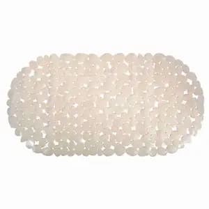 Pebbles Transparent Showermat Nude - Spirella
