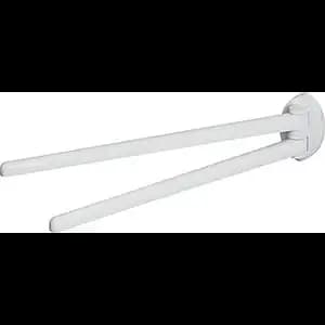 Double Wall-Mounted Towel Rack White - Spirella