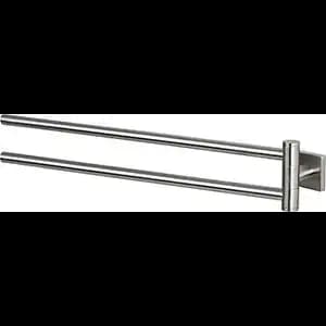 Double Wall-Mounted Towel Rack Nyosteel - Spirella