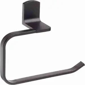 Wall-Mounted Towel Holder Matt-Black - Spirella