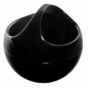 Bowl Waste Bin Black - Spirella