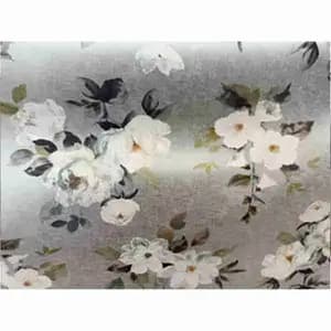Tablecloth Printed Gray Flower