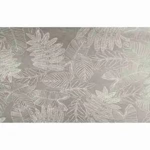 Tablecloth Printed Pampas Gray