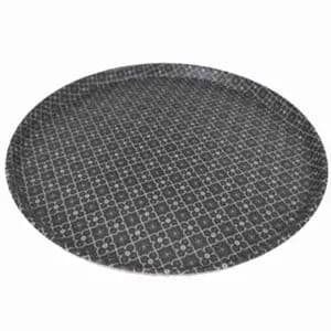 Round Gray Flower Tray