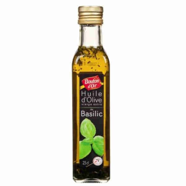 Extra Virgin Olive Oil with Basil Flavor