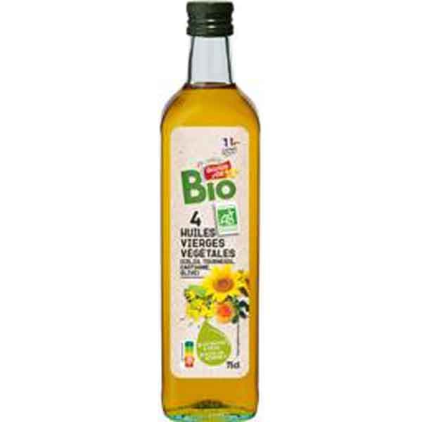 Organic 4 Vegetables Virgin Oil