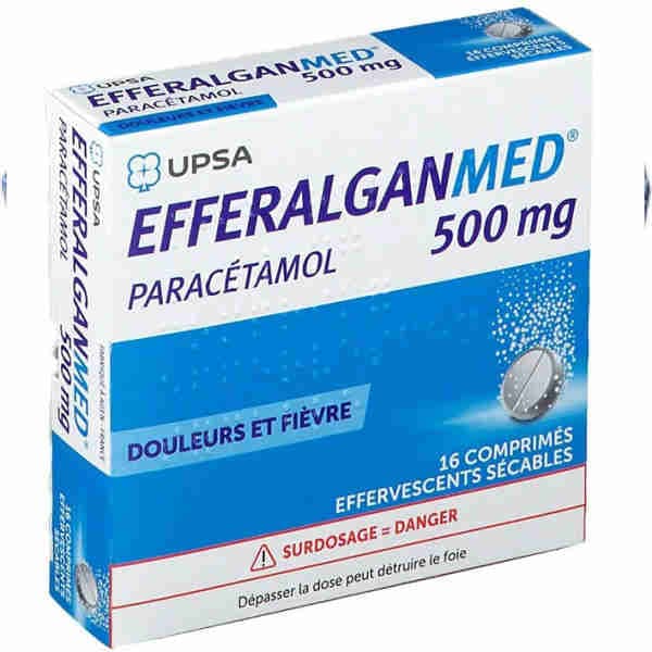 Paracetamol 500mg Effervescent Tablets - Efferalganmed