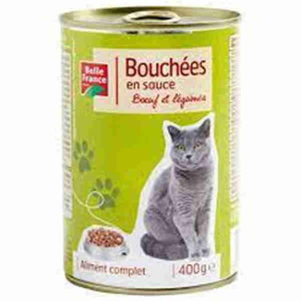 Cat Food Bites in Sauce Beef & Vegetable