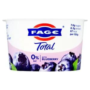 0% Fat Yogurt with Blueberry - Fage