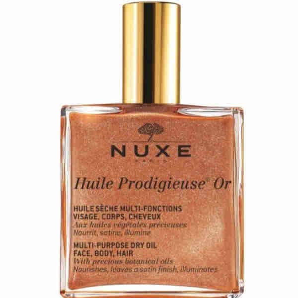 Prodigieuse Golden Oil Multi Purpose Dry Oil For Face, Body, Hair 100ml - Nuxe