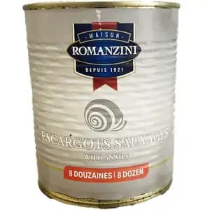 Wild Snail Meat in Tin - Romanzini - Gourmet de Paris
