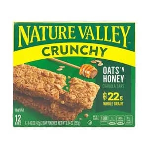 Crunchy Oats and Honey Granolar Bars - Nature Valley