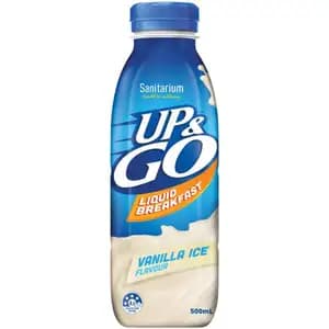 Up & Go Liquid Breakfast Vanilla Ice Flavour - Sanitarium