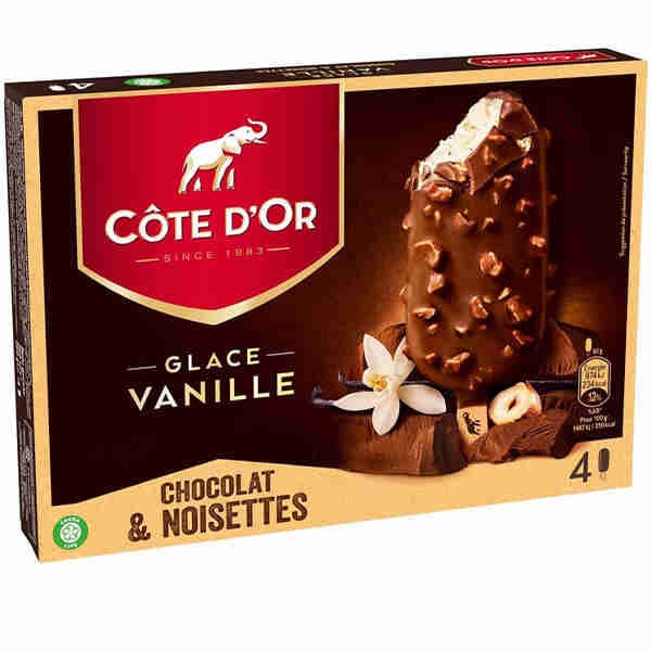 Glace Vanilla Chocolate & Hazelnut Ice Cream Bars