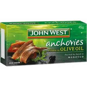 Anchovies Fillets in Olive oil - John West - John West